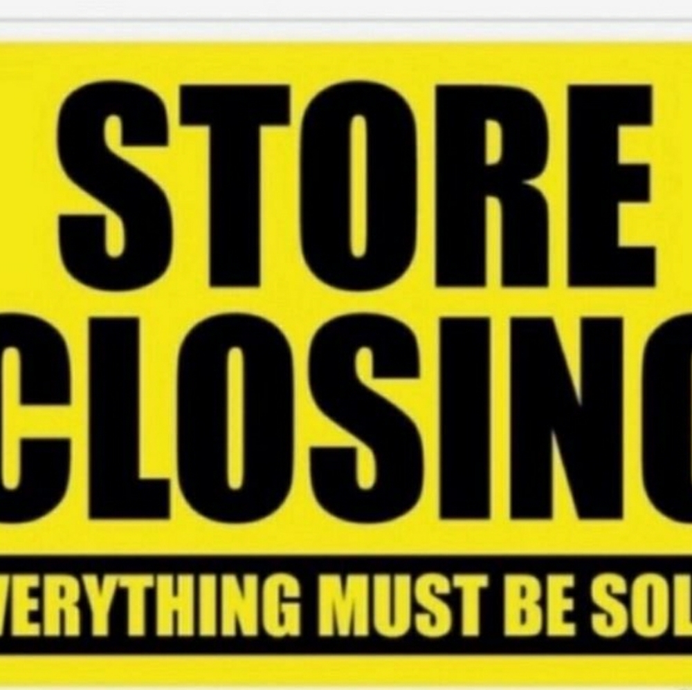 Store closing MAKE OFFER everything going to a drop box that isn't sold